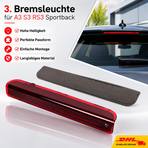 Rote dritte bremsleuchte - rote,